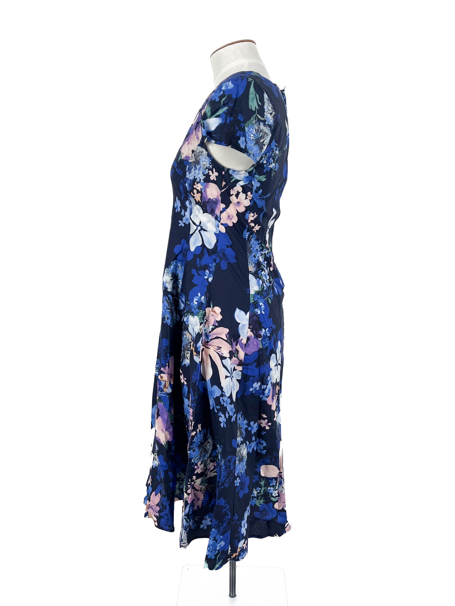 Mesmerise - Blue Midi Dress (Size 12)