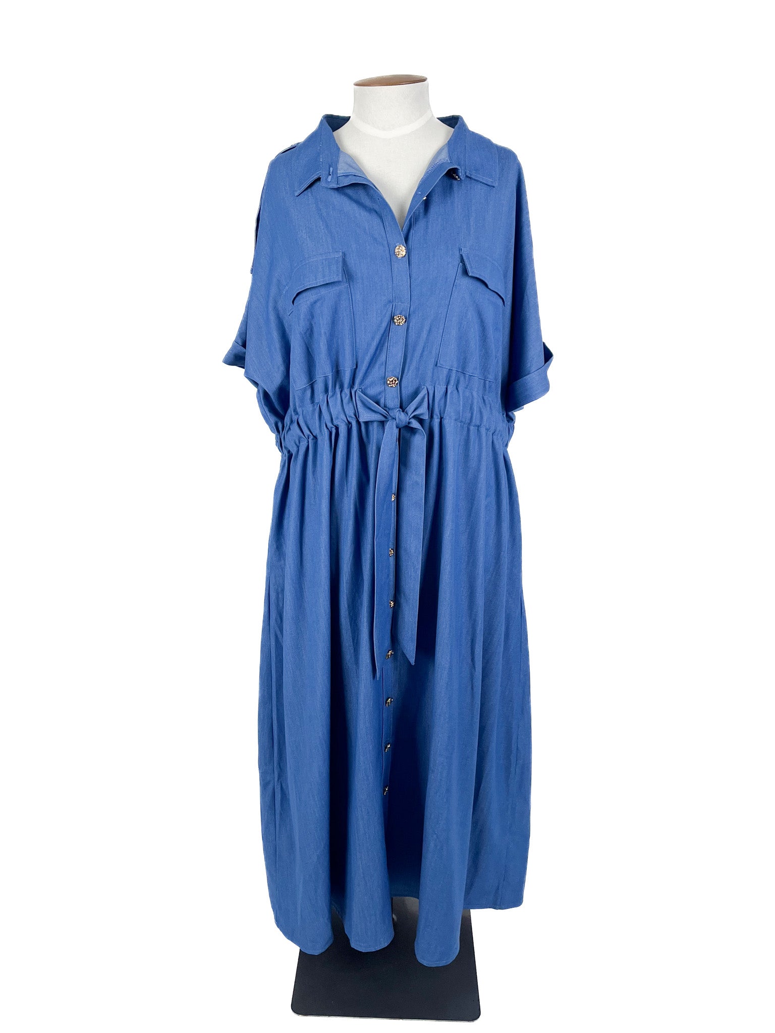 Ruby + Rain - Blue Maxi Dress (Size 20)