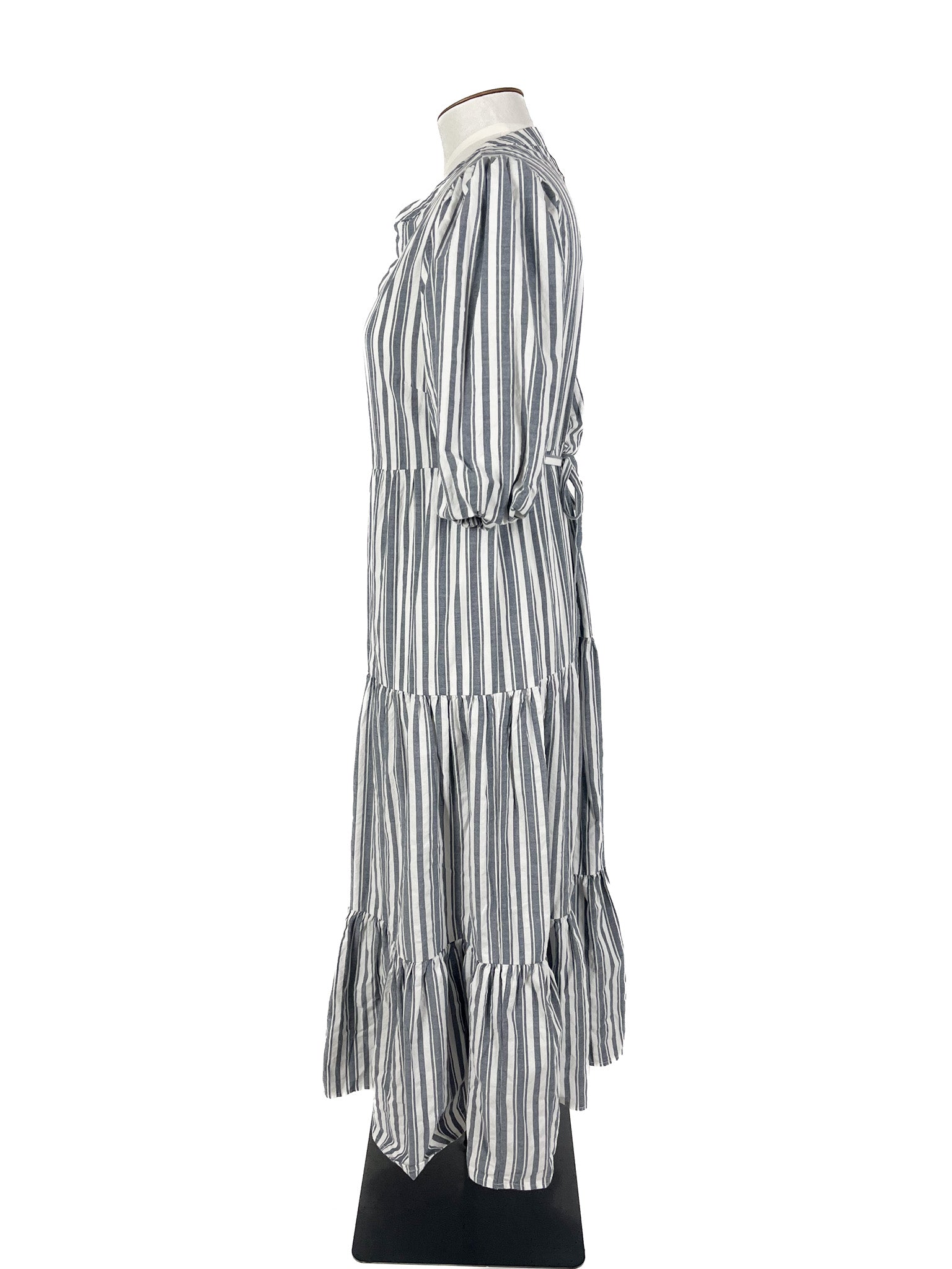 Ivy + Jack - Blue & White Midi Dress (Size 12)