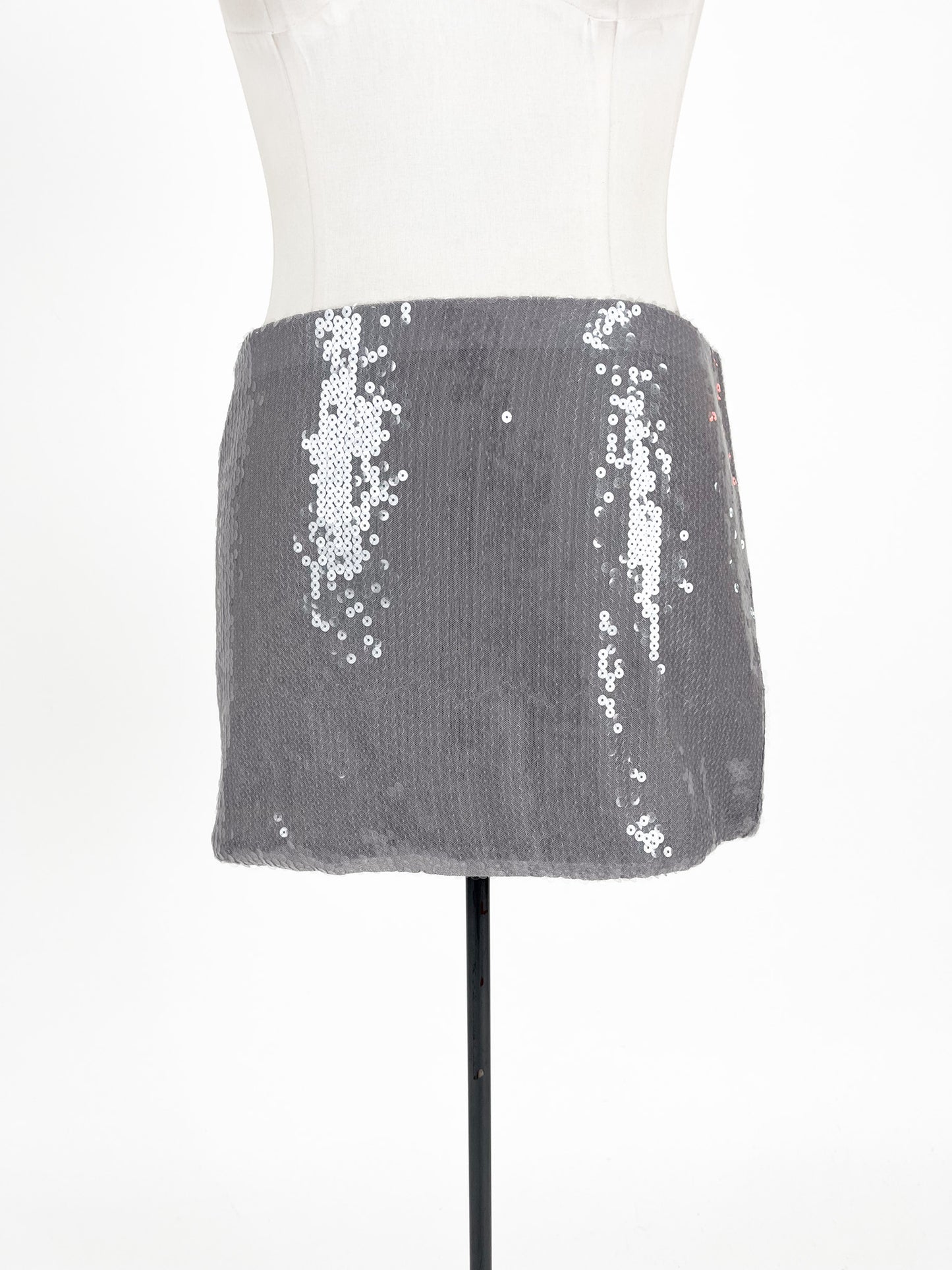 Beginning Boutique | Grey Cocktail Skirt | Size 16