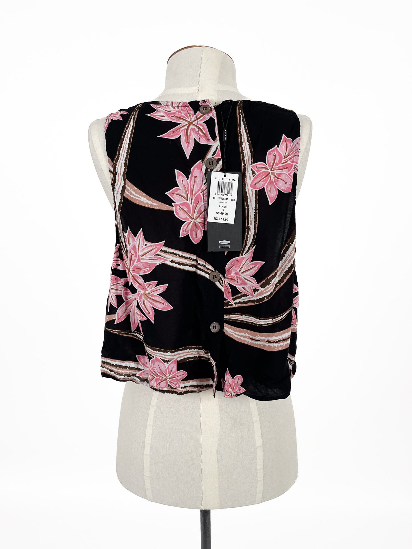 Rusty | Multicoloured Casual Top | Size 12
