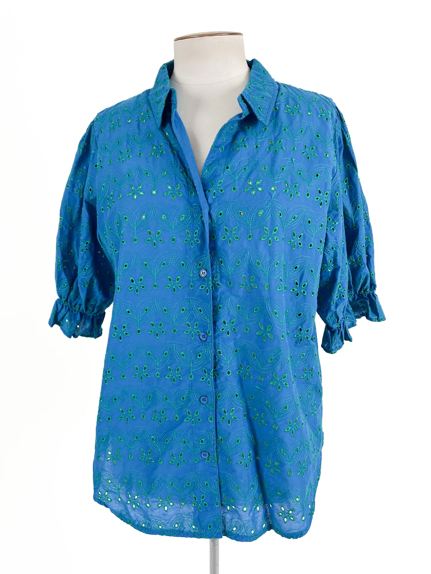 Coco & Belle | Blue Casual Top | Size M