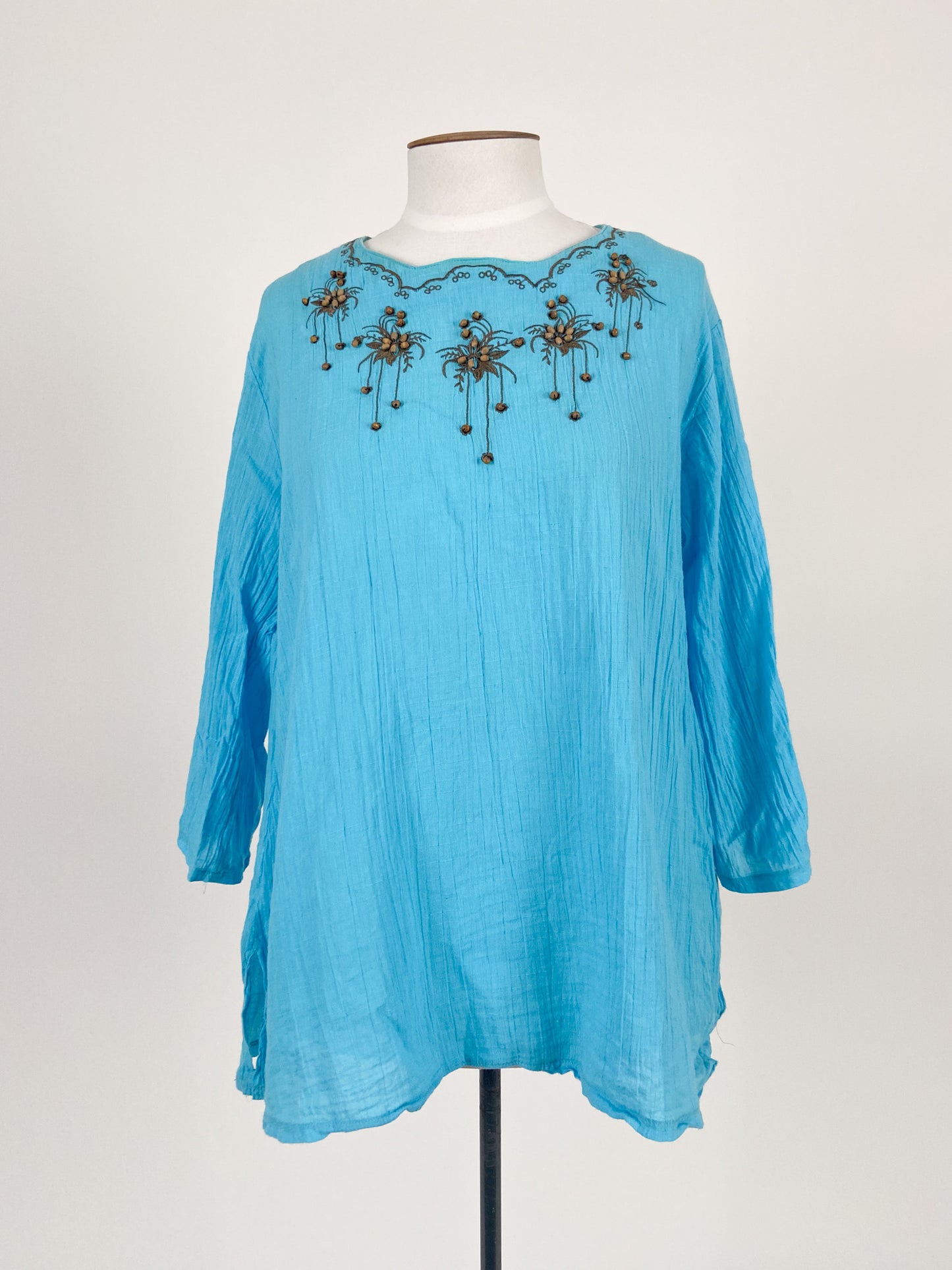 Xing Yuan | Blue Casual/Workwear Top | Size XL