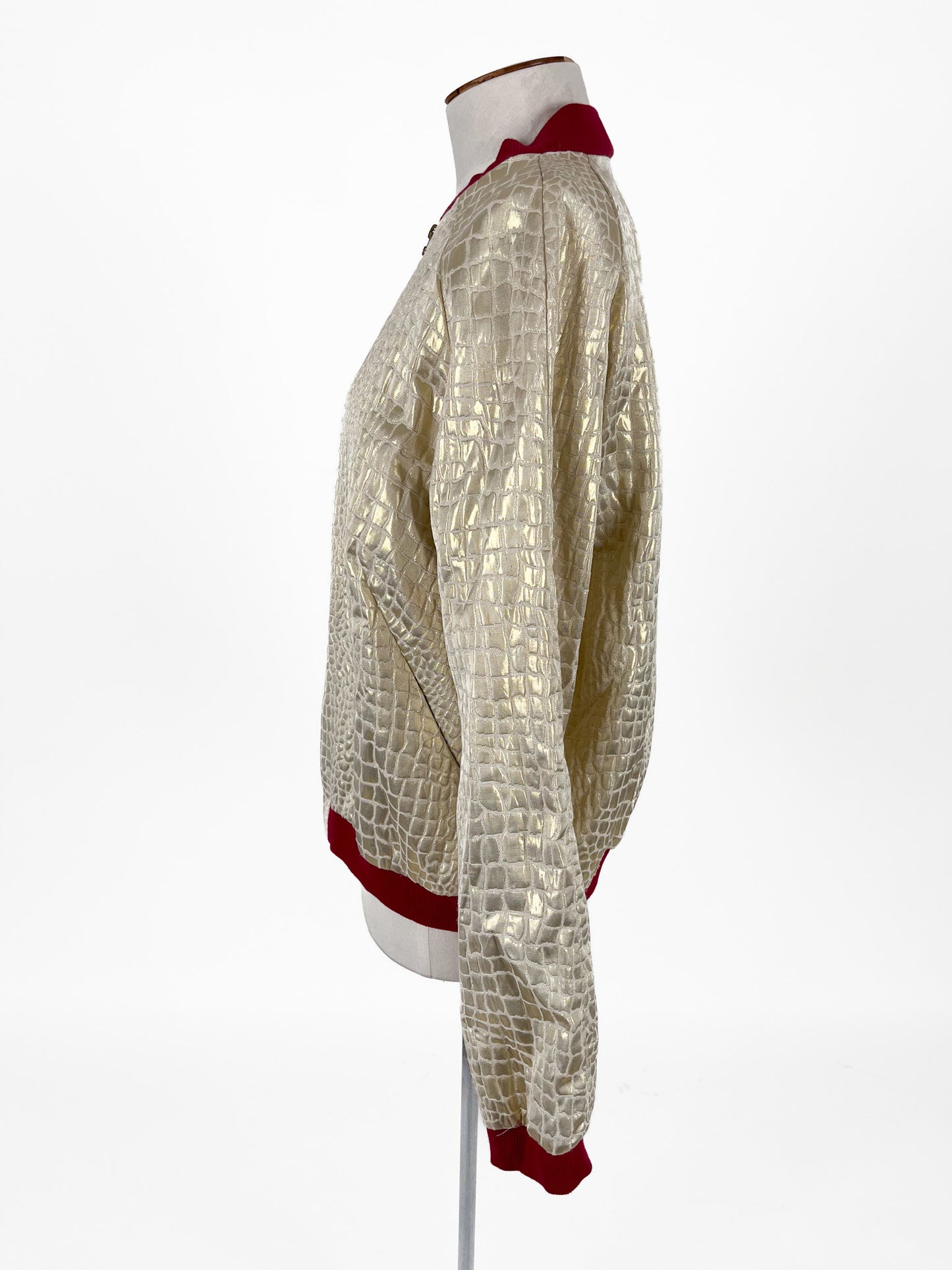 Ketz-ke | Gold Casual Jacket | Size 14