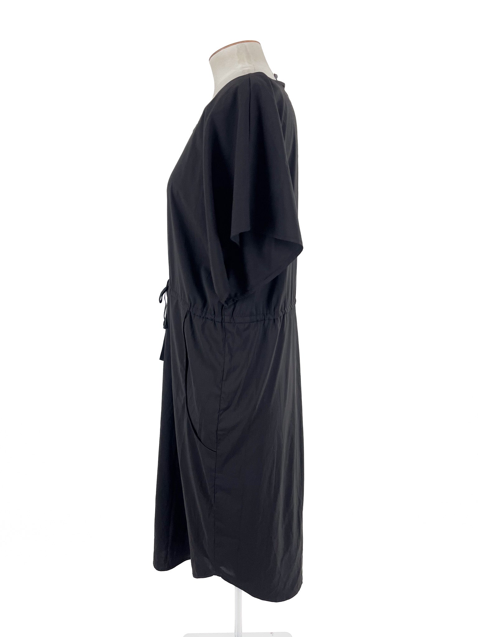 Amaya - Black Midi Dress (Size 12)