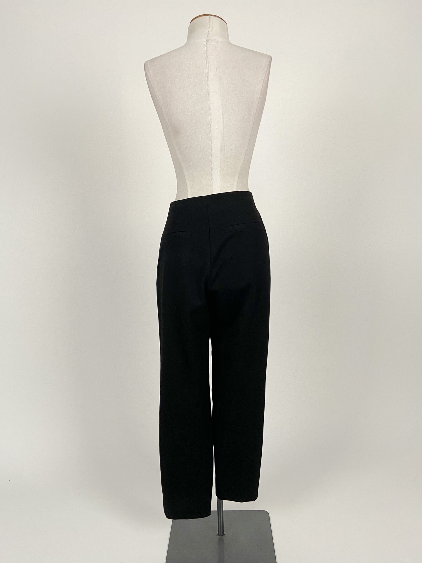 H&M | Black Stretchy Straight fit Pants | Size S