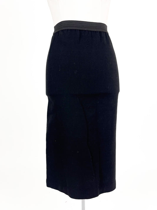 Miss Crabb | Black Casual/Cocktail Skirt | Size 10