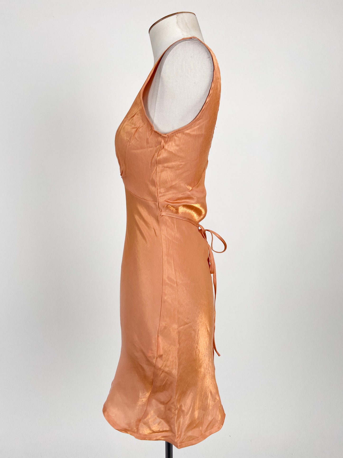 PepperMayo | Orange Cocktail Dress | Size 6