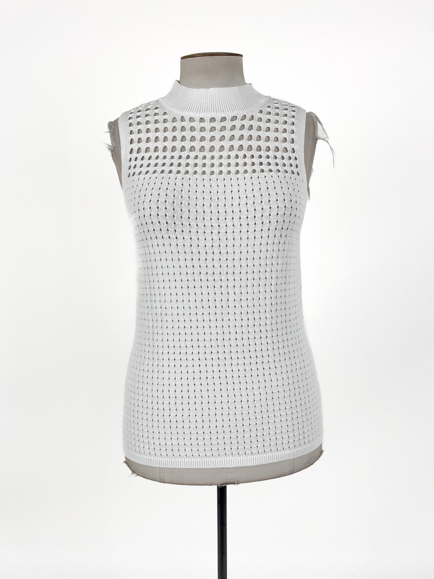 Veronika Maine - White Tank Top (Size L)