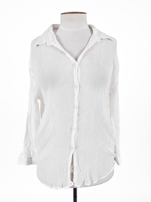 Mirrou | White Casual/Workwear Top | Size M