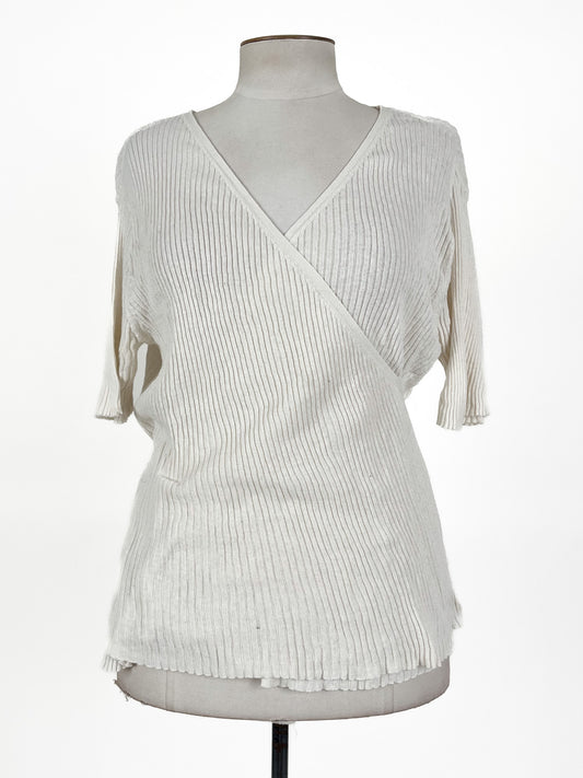 Lonely | White Casual/Workwear Top | Size XL