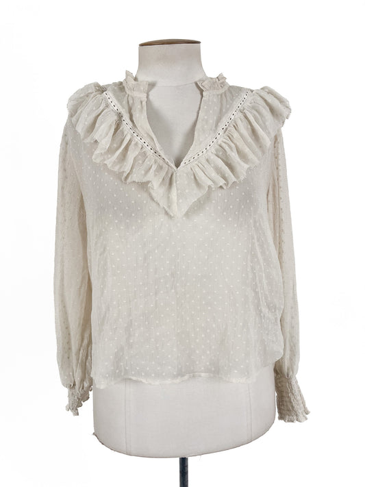 Zara | White Casual Top | Size M