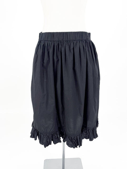 Karen Walker - Black Midi Skirt (Size 10)