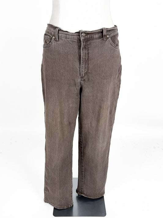 Gloria Vanderbilt | Brown Casual Jeans | Size 16