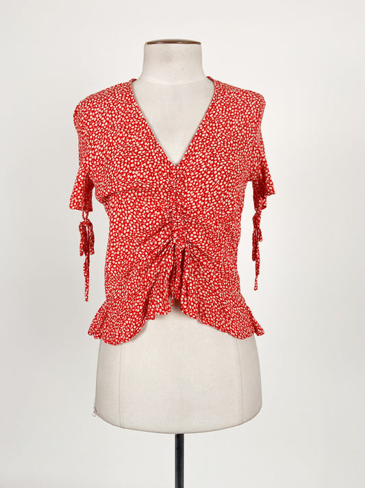 H&M | Red Casual Top | Size 6