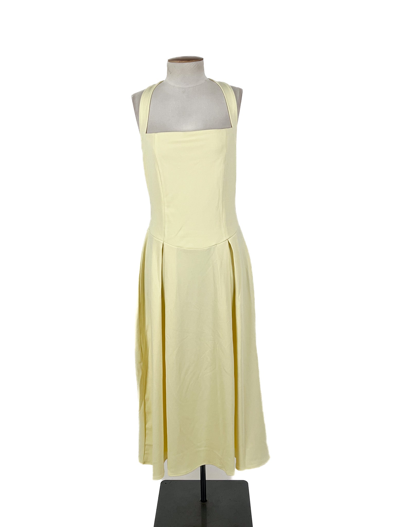 Unknown Brand - Yellow Midi Dress (Size 10)