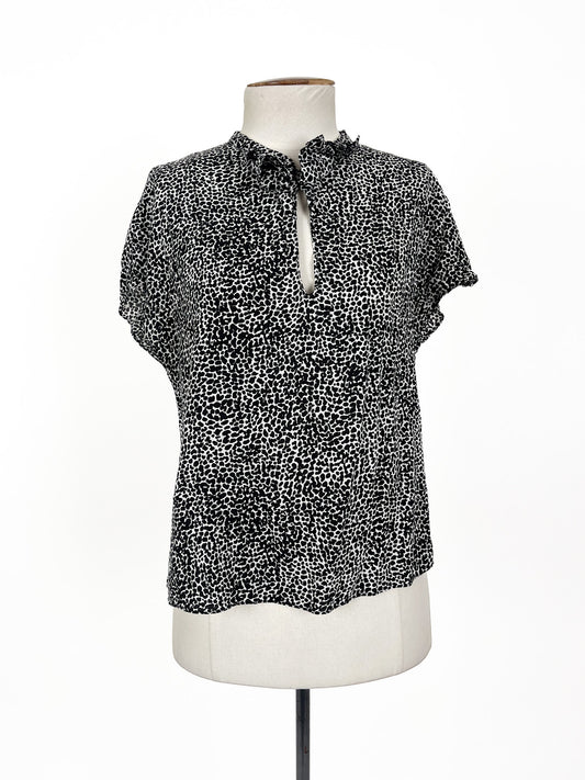 Zara - Black & White Blouse (Size S)