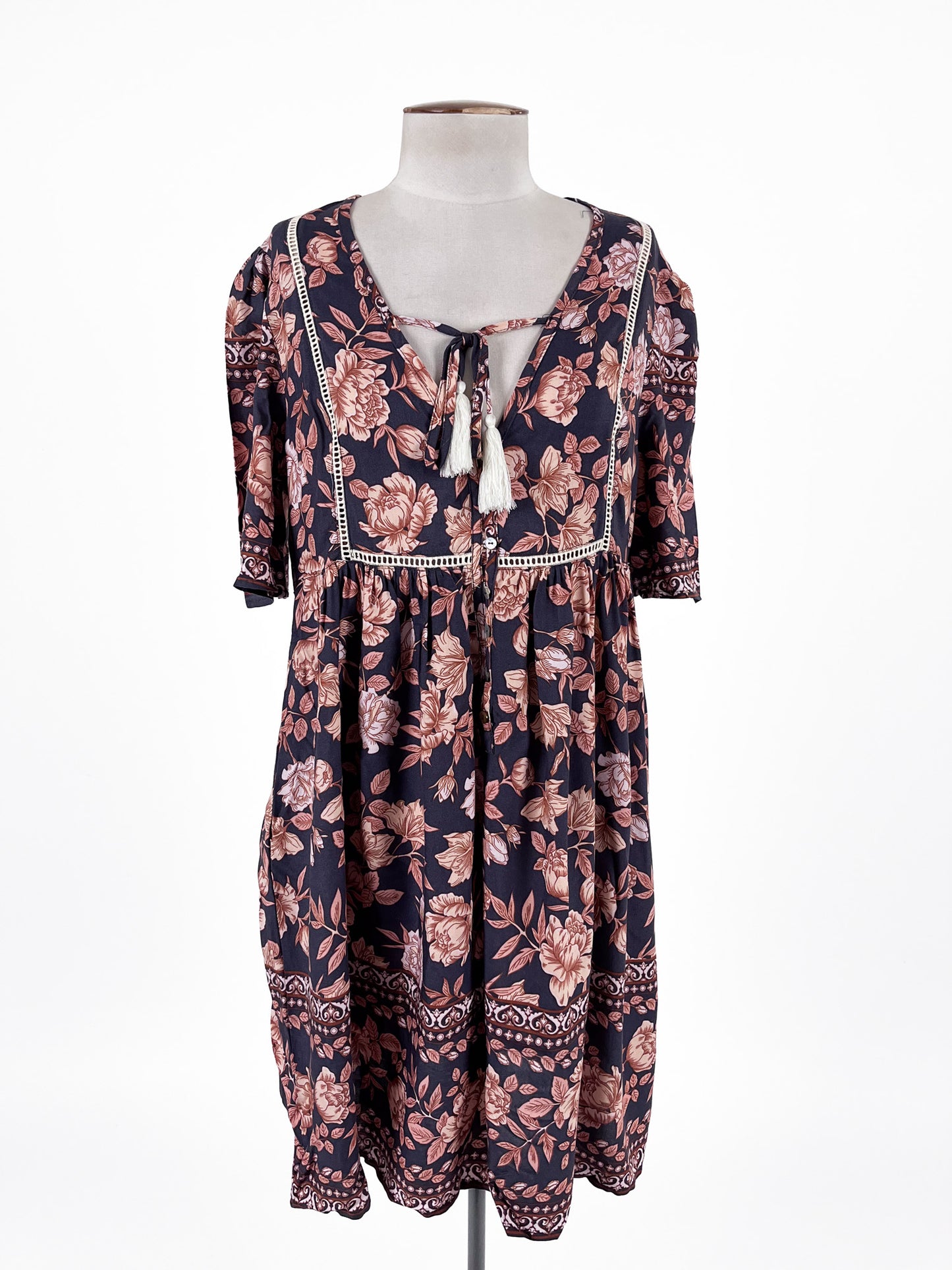 Iris Maxi | Multicoloured Casual Dress | Size 8