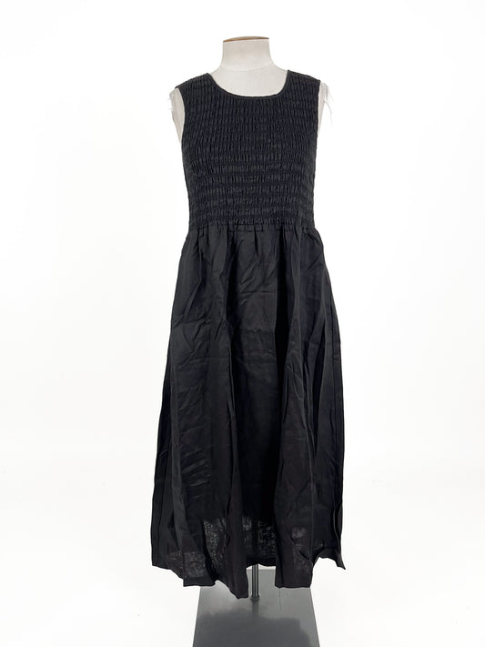 RE:UNION Label - Black Midi Dress (Size 12)