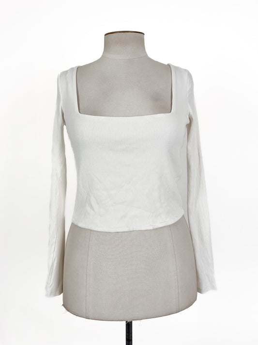 Zara | White Casual Top | Size L