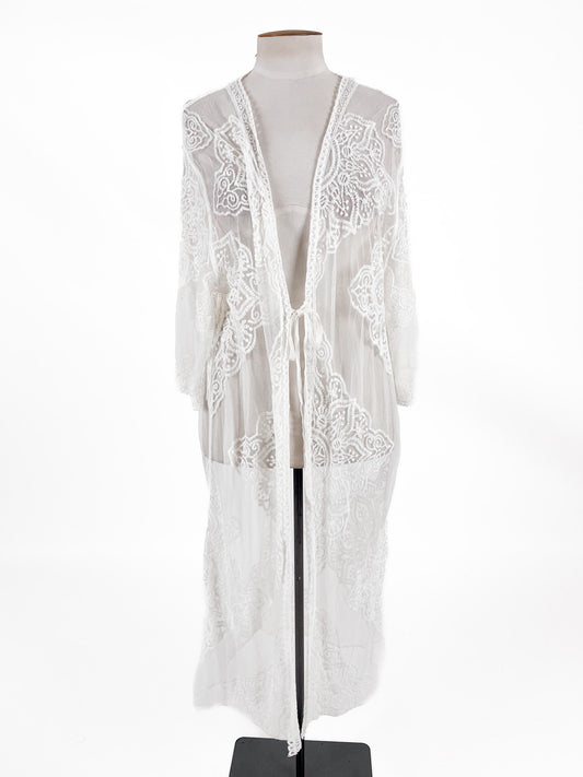 Sirene | White Cardigan | Size OS