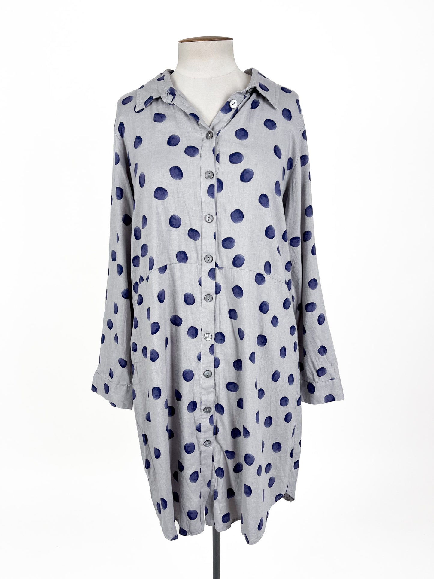 Yarra Trail - Blue Mini Dress (Size 16)