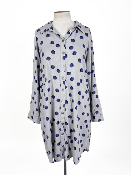 Yarra Trail - Blue Mini Dress (Size 16)