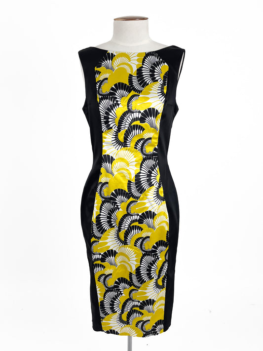 CUE | Multicoloured Workwear Dress | Size 8