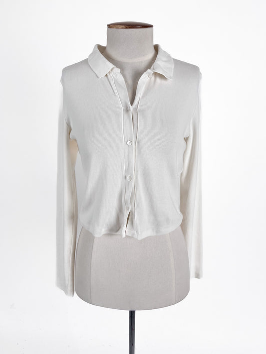 Zara | White Casual Top | Size L