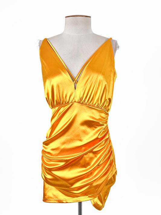 Double Crazy | Yellow Cocktail/Formal Dress | Size S
