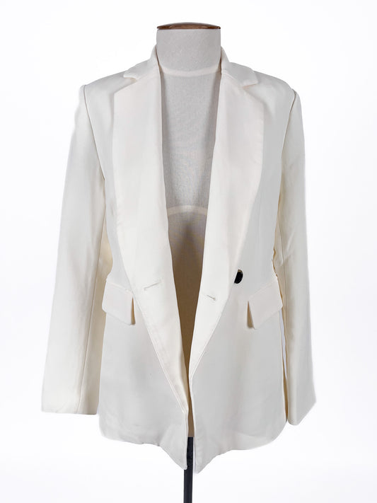 State of Play | White Workwear Jacket | Size 8