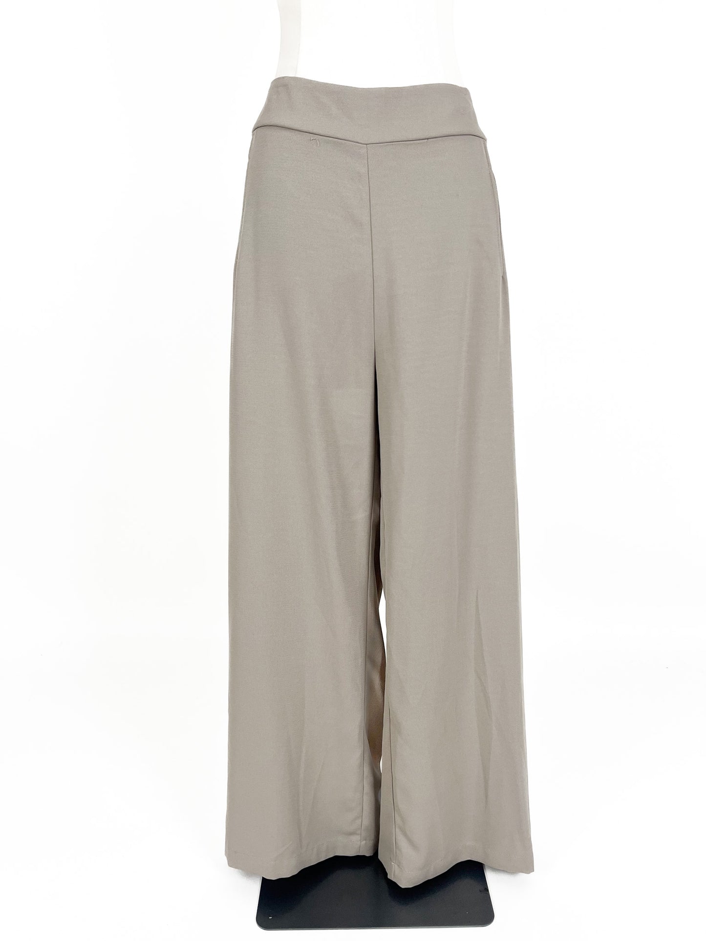 Ivy + Jack | Beige Stretchy Wide leg Pants | Size 10