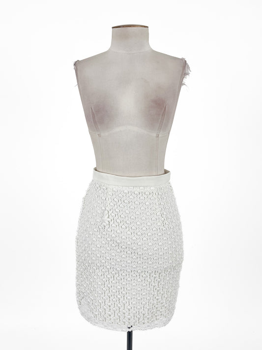 Kookai | White Cocktail/Workwear Skirt | Size 6