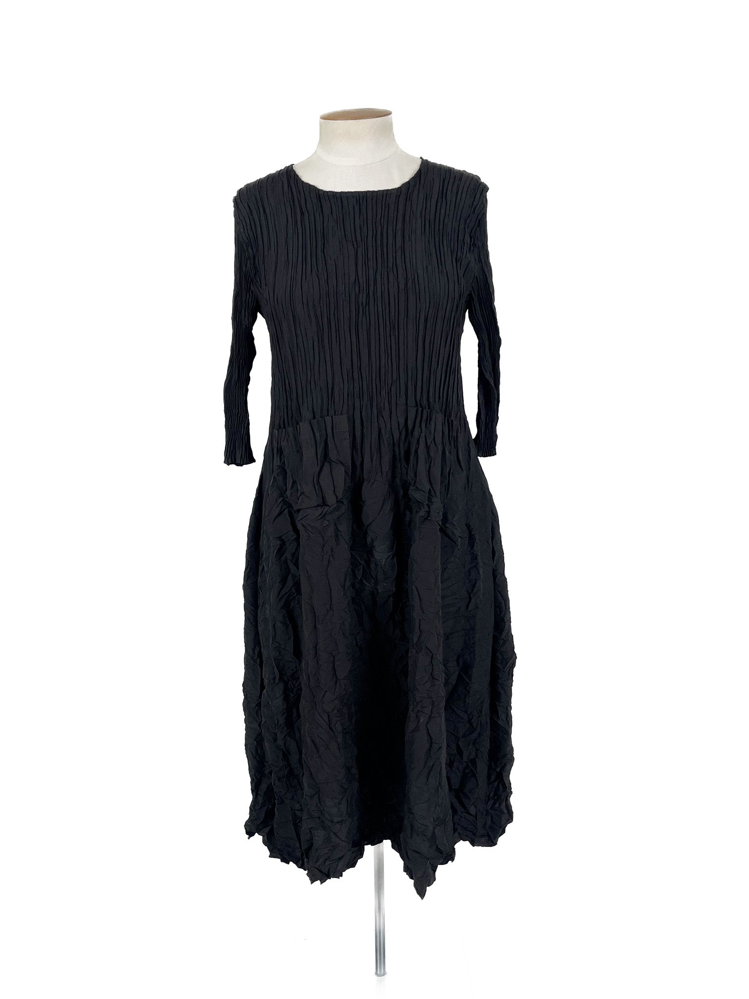 Alquema - Black Midi Dress (Size L)