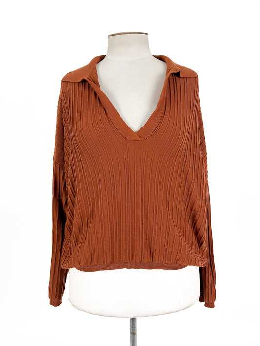The Fated | Orange Casual Jumper | Size M