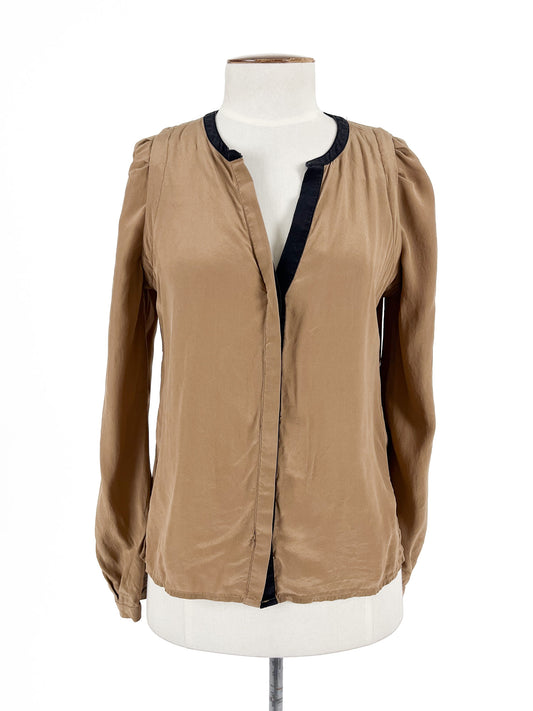 Country Road | Brown Workwear Top | Size XS