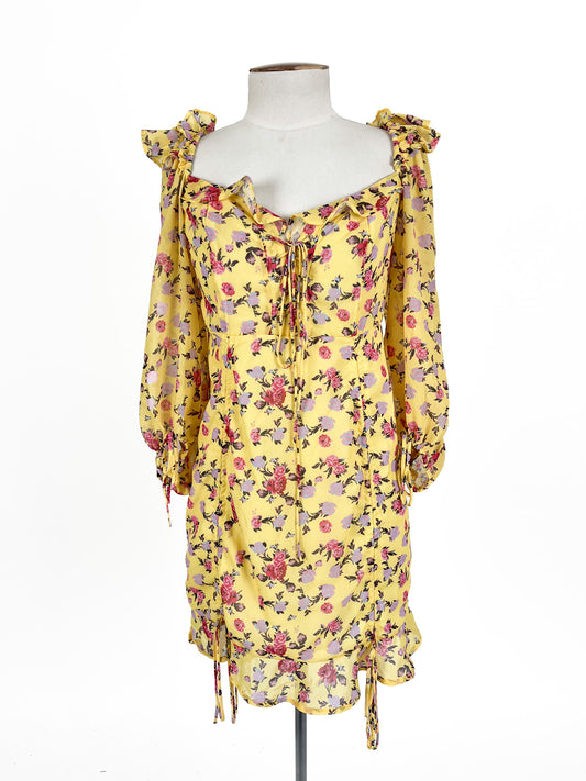 Linjia Shop | Yellow Cocktail Dress | Size L