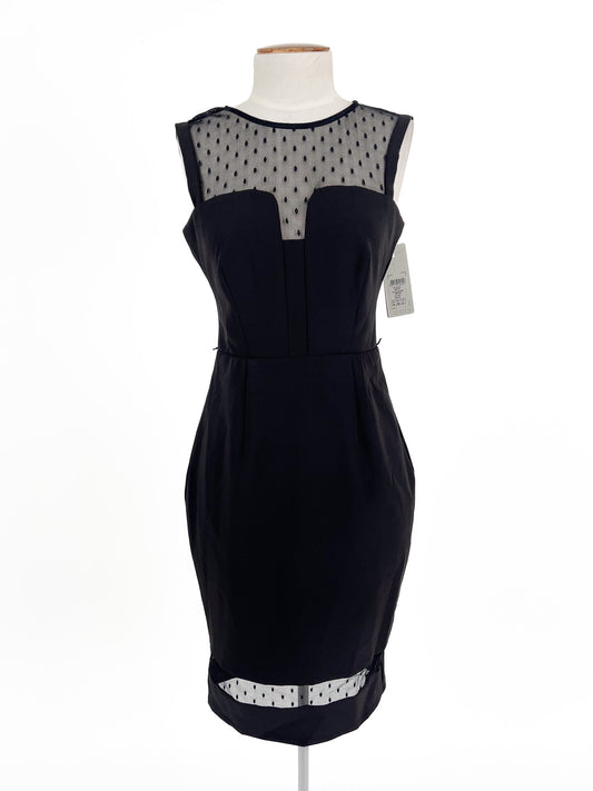 Lipsy London | Black Cocktail Dress | Size 8