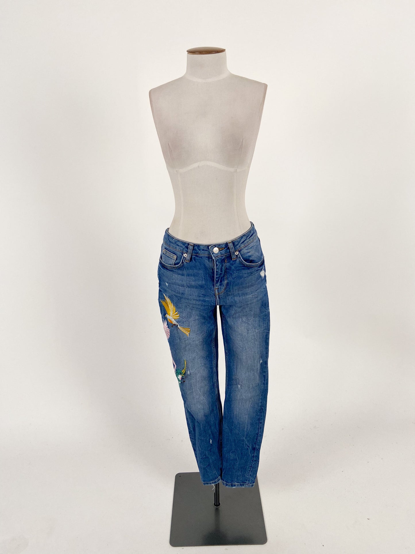 Zara | Blue Casual Jeans | Size 8