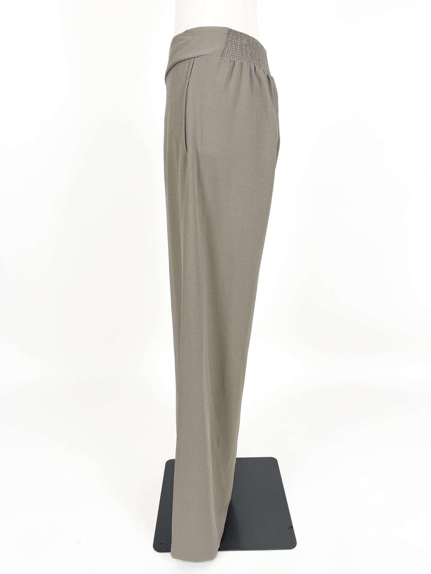 Ivy + Jack | Beige Stretchy Wide leg Pants | Size 10