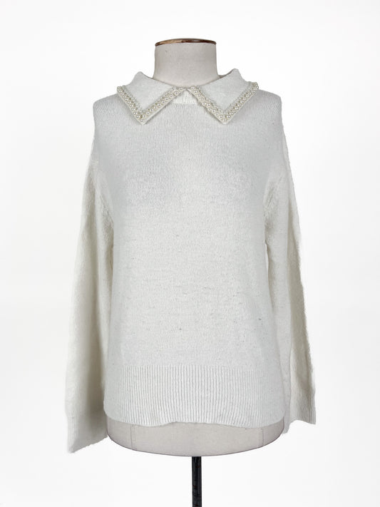 H&M | White Casual Jumper | Size XS