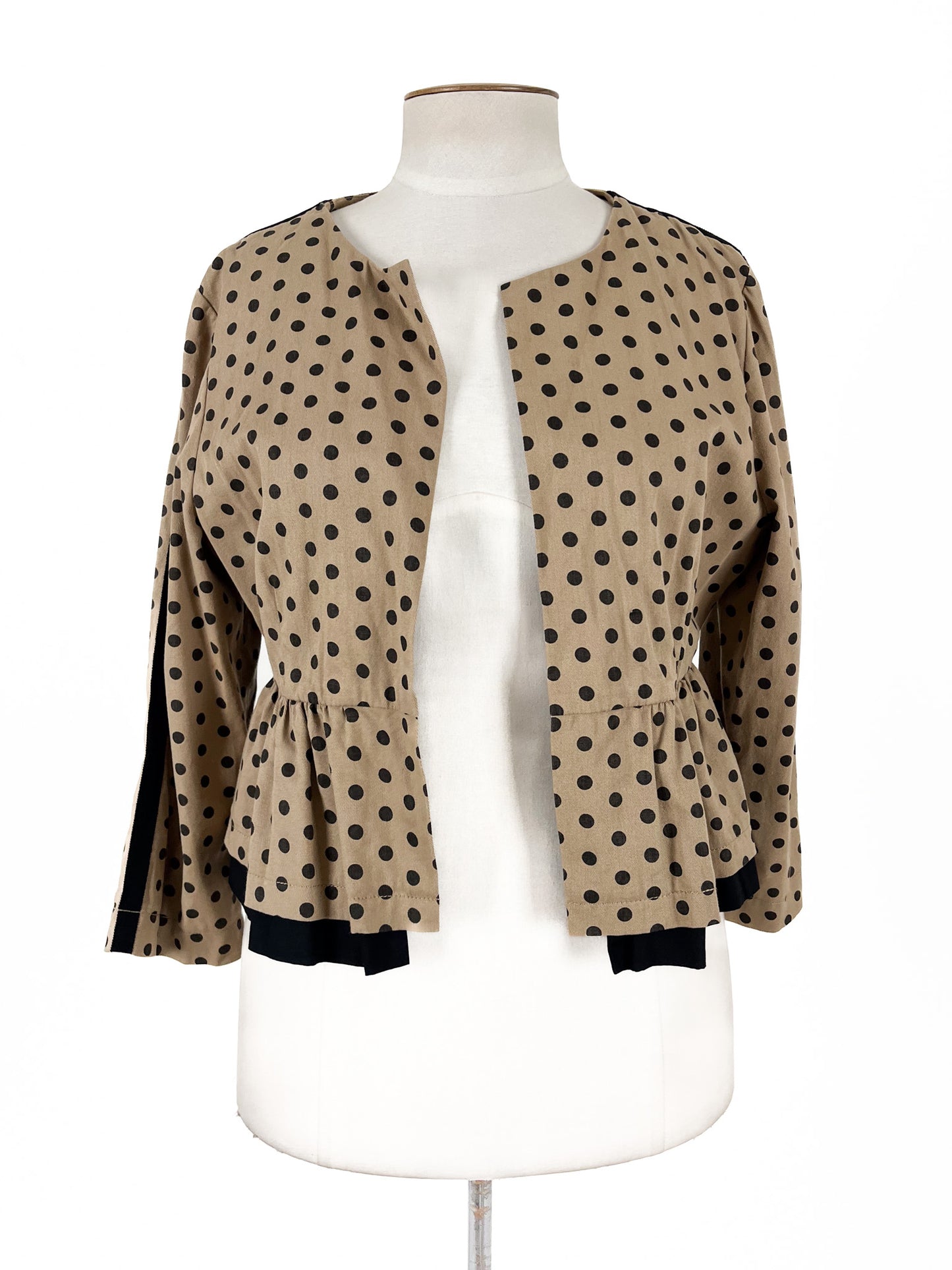 Bleu Blanc Rouge | Beige Workwear Jacket | Size 14