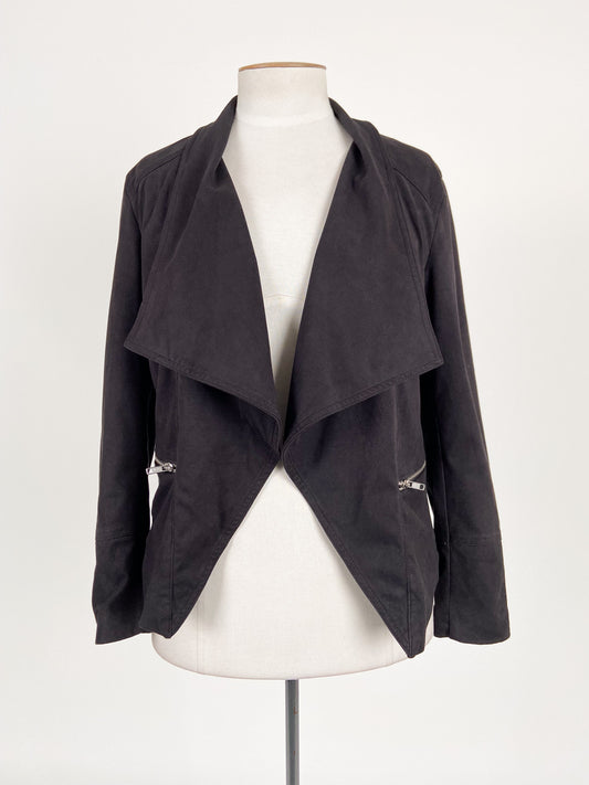 Just Jeans | Black Workwear Jacket | Size 14