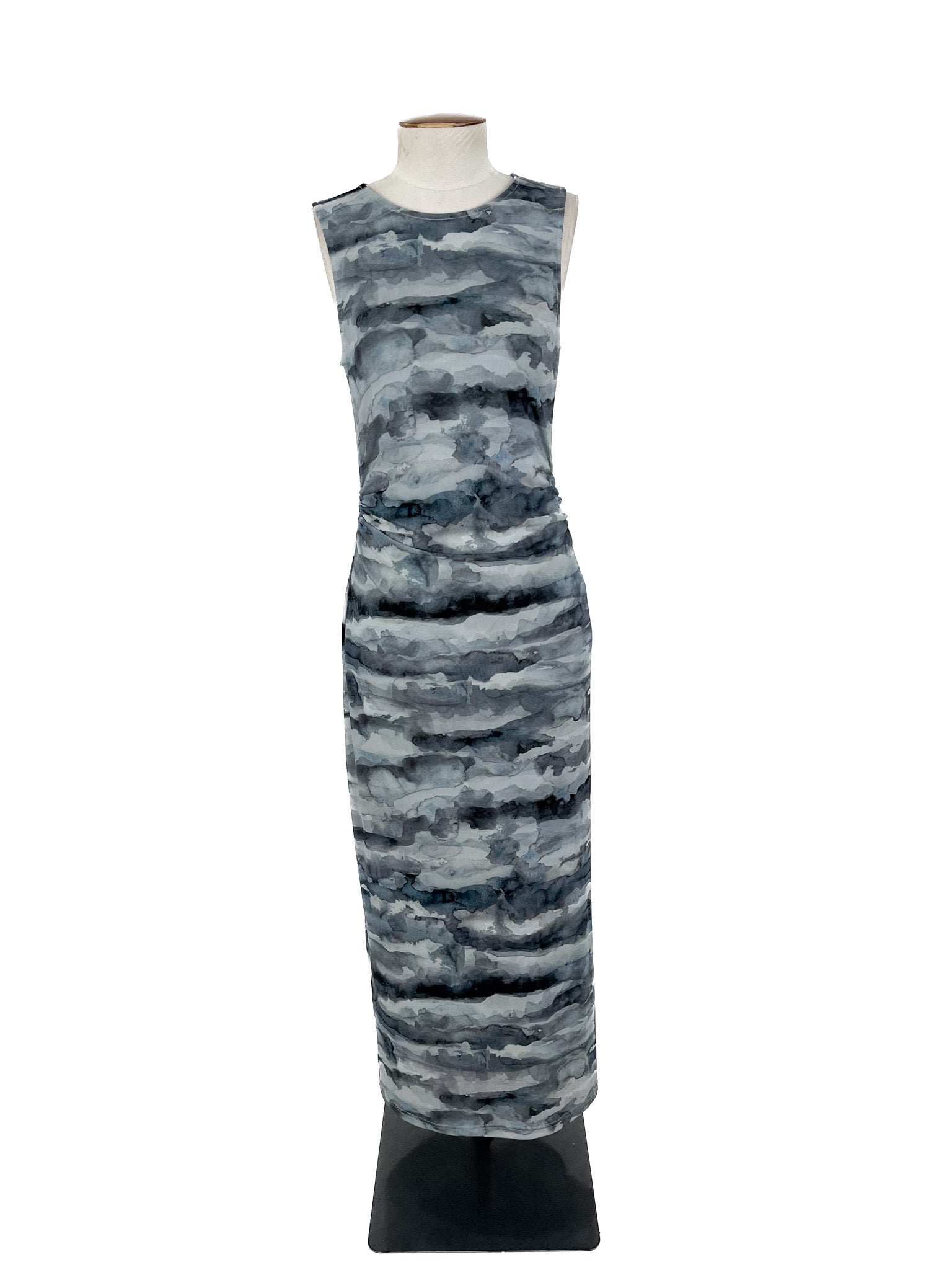 Max - Green & Grey Maxi Dress (Size XS)