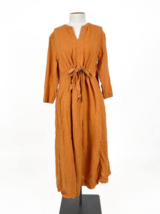 TOAST - Orange Midi Dress (Size XS)