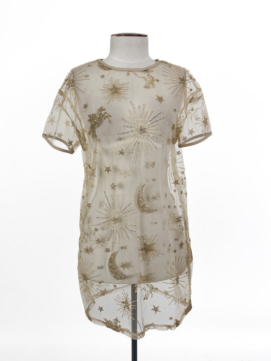 Beginning Boutique | Gold Top | Size S