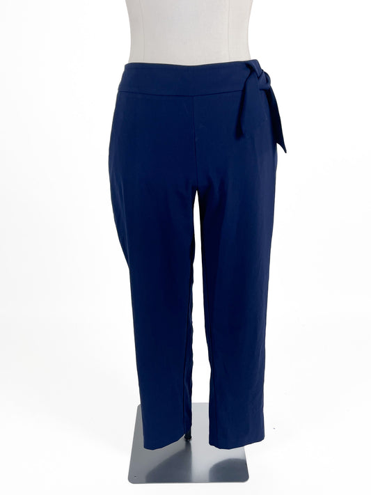 Staple + Cloth | Navy High waisted Pants | Size 14