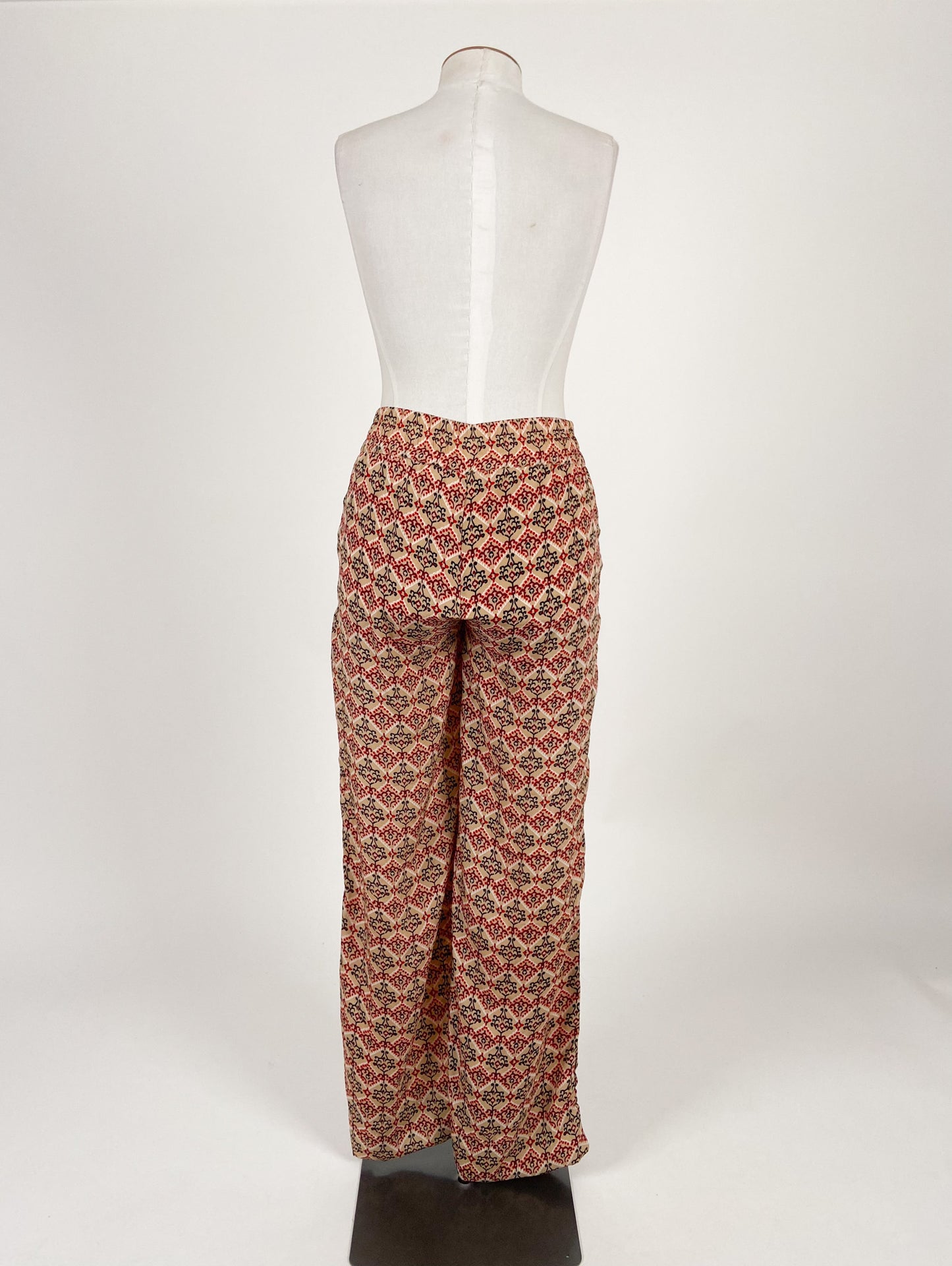 Nicla | Multicoloured Flare Stretchy Pants | Size 12