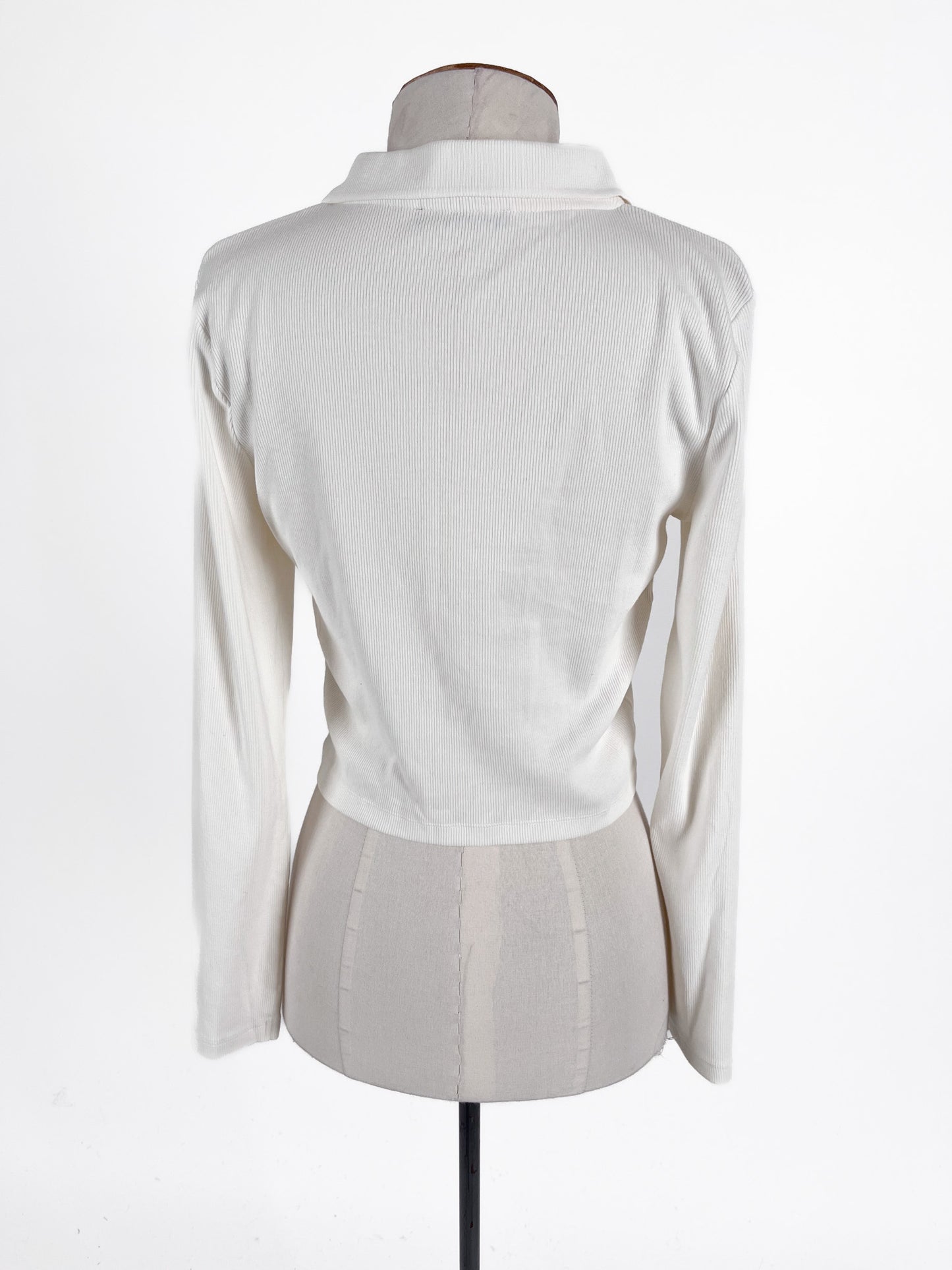 Zara | White Casual Top | Size L