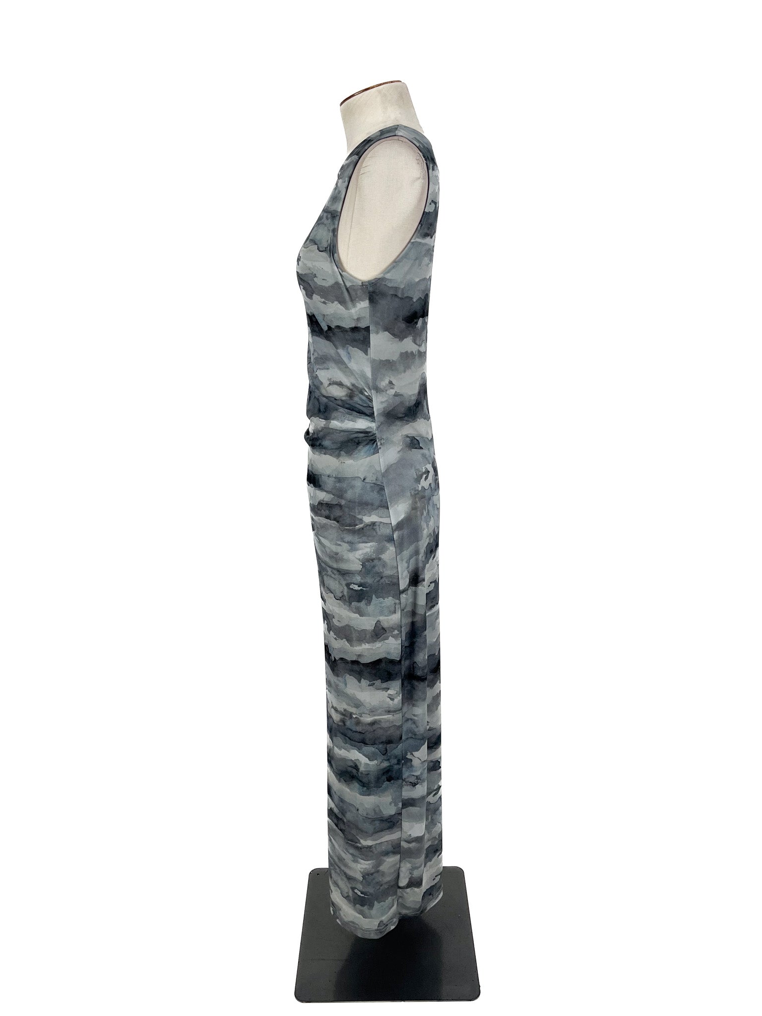 Max - Green & Grey Maxi Dress (Size XS)